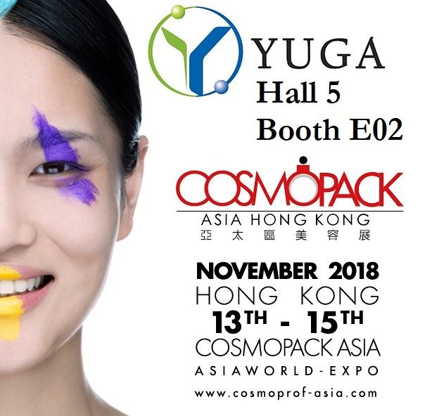 YUGA attends Cosmopack Asia 2018